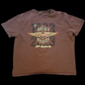 Harley-Davidson 120th Anniversary Maroon Tee